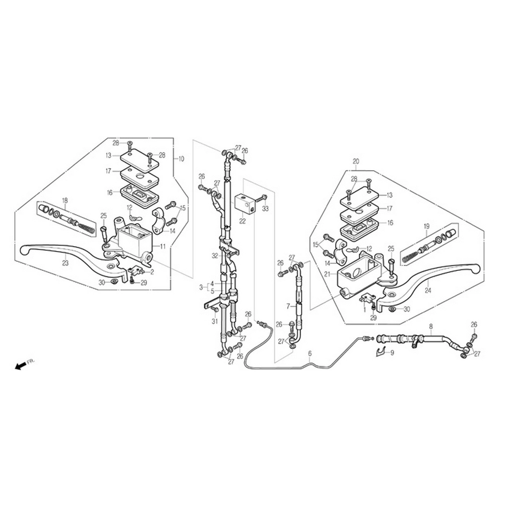 DAELIM SQ125 (DL125-S2) ARKA FREN UST MERKEZ KOMPLE #DLS F0440
